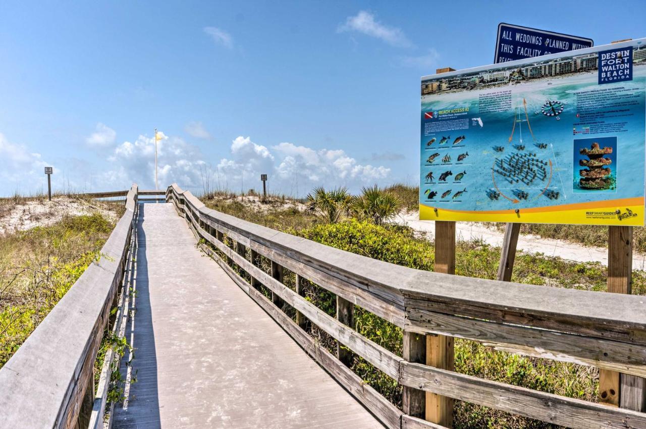 Chic Fort Walton Condo About 2 Blocks To Beach! 沃尔顿堡滩 外观 照片